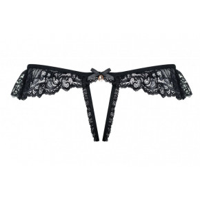 Obsessive | Трусики Чорні Obsessive 830-Thc-1 Crotchless Thong S/m. Ціна: 245 грн