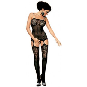 Obsessive | Комбинезон Obsessive  BODYSTOCKING F204 черный. Цена: 620 грн