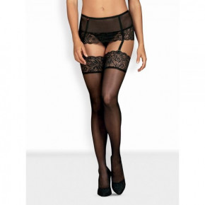 Obsessive | Чулки черные Obsessive Contica stockings L/XL. Цена: 200 грн
