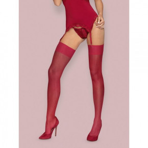 Obsessive | Чулки Obsessive S800 stockings ruby S/M. Цена: 350 грн