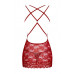 Obsessive | Сорочка Obsessive 860-Che-3 Chemise & Thong Red S/m. Ціна 1395 грн. Фото: 2