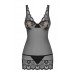 Obsessive | Сорочка Obsessive 853-CHE-1 chemise & thong black S/M. Цена 1 450 грн. Фото: 2