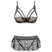 Obsessive | Комплект Obsessive Heartia  set 3-pcs black S/M. Цена 1 478 грн. Фото: 2