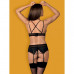 Obsessive | Комплект Obsessive 838-Bab-1 Babydoll S/m Чорний. Ціна 1940 грн. Фото: 6