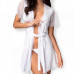 Obsessive | Халат Obsessive Miamor Robe & Thong White L/xl. Ціна 1250 грн. Фото: 3