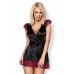 Obsessive | Халат Obsessive 842-PEI-1 S/M черный-розовый. Цена 1 110 грн. Фото: 2