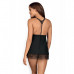 Obsessive | Бебидолл Obsessive Chiccanta Babydoll & Thong Black S/m. Ціна 1450 грн. Фото: 1