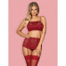 Obsessive | Комплект Obsessive Lividia 3 Pcs Set Red L/xl. Ціна 1050 грн. Фото: 5
