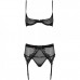 Obsessive | Комплект открытая грудь Obsessive LUSTELLA SET S/M  сетка. Цена 720 грн. Фото: 2