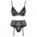 Obsessive | Комплект Obsessive 862-SEG-1 3 pcs set S/M. Цена 900 грн. Фото: 2