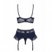 Obsessive | Комплект Obsessive Drimera 3 Pcs Set Blue S/m. Ціна 1290 грн. Фото: 3