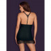 Obsessive | Cорочка Obsessive Chiccanta chemise & thong black S/M. Цена 1 595 грн. Фото: 5