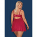 Obsessive | Бебидолл Obsessive Rosalyne babydoll & thong red XXL. Цена 1 350 грн. Фото: 3