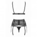 Obsessive | Комплект З Поясом Obsessive Ailay 3 Pcs Set With Garter Belt Black L/x. Ціна 895 грн. Фото: 3 Obsessive | Комплект З Поясом Obsessive Ailay 3 Pcs Set With Garter Belt Black L/x. Ціна 895 грн. Фото: 3