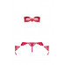 Obsessive | Набор маска+наручники+стринги Obsessive Hetea 3 pcs set red L/XL. Цена 1 350 грн. Фото: 2
