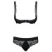 Obsessive | Комплект Obsessive Miamor Set Чорна Відкритий, L/xl. Ціна 1495 грн. Фото: 3