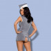 Obsessive | Костюм стюардесса  Stewardess серый L/XL. Цена 1 830 грн. Фото: 3