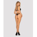 Obsessive | Комплект бюстгальтер та трусики Obsessive Eloissa set Чорний L/XL. Цена 1 295 грн. Фото: 4