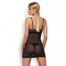 Obsessive | 410925 Сорочка Obsessive Wonderia chemise & thong black L / XL. Ціна 1195 грн. Фото: 1