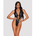 Obsessive | Боди сексуальный кружевной Obsessive Belisis teddy black S/M. Цена 1 595 грн. Фото: 5