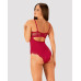Obsessive | Боди сексуальное с кружевными вставками Obsessive Rosalyne красное, L/XL. Цена 1 305 грн. Фото: 1