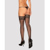Obsessive | Чулки под пояс Obsessive Nero Firella Stockings L\XL. Цена 330 грн. Фото: 1