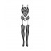 Obsessive | Комбинезон сетка Obsessive Bodystocking G139, черный, One Size. Цена 1 650 грн. Фото: 3