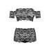 Obsessive | Комплект кружевной топ и шортики Obsessive Espanita Black S/M. Цена 1 100 грн. Фото: 4