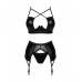 Obsessive | Комплект латексный с поясом для чулков Obsessive Norides 3-pcs set XS/S. Цена 2 395 грн. Фото: 4