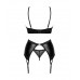 Obsessive | Комплект латексный с поясом для чулков Obsessive Norides 3-pcs set XS/S. Цена 2 395 грн. Фото: 5