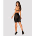 Obsessive | Комплект Obsessive Blanita (бюстгальтер и юбка) Black L\LX. Цена 1 516 грн. Фото: 2