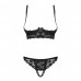 Obsessive | Комплект Obsessive letica 2 pcs cupless set black L/XL. Ціна 1495 грн. Фото: 2