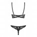 Obsessive | Комплект Obsessive letica 2 pcs cupless set black L/XL. Ціна 1495 грн. Фото: 3