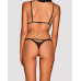 Obsessive | Комплект Obsessive Romanesa (Бюстгальтер і стрінги) Black L \ XL. Ціна 1295 грн. Фото: 1