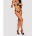Obsessive | Комплект Obsessive Romanesa (Бюстгальтер і стрінги) Black L \ XL. Ціна 1295 грн. Фото: 2