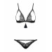 Obsessive | Комплект Obsessive Romanesa (Бюстгальтер і стрінги) Black L \ XL. Ціна 1295 грн. Фото: 4