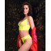 Obsessive | Комплект топ с трусиками Obsessive Neonia желтый, S/M. Ціна 1232 грн. Фото: 4