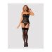 Obsessive | Корсет с ажурными вставками и стринги Obsessive Serena Love черный, XS/S. Цена 2 699 грн. Фото: 2 Obsessive | Корсет с ажурными вставками и стринги Obsessive Serena Love черный, XS/S. Цена 2 699 грн. Фото: 2