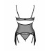 Obsessive | Корсет с бахромой и стринги Obsessive Sherila черный, XS/S. Цена 1 950 грн. Фото: 5