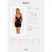 Obsessive | Пеньюар и стринги Obssesive Maderris chemise & thong XS/S. Ціна 1698 грн. Фото: 4