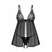 Obsessive | Пеньюар и трусики Obsessive Blomentis babydoll & thong XL/2XL. Цена 1 699 грн. Фото: 2