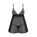 Obsessive | Пеньюар и трусики Obsessive Blomentis babydoll & thong XS/S. Цена 1 829 грн. Фото: 3