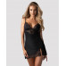 Obsessive | Пеньюар и трусики Obsessive Lobellis chemise & thong XL/2XL. Цена 1 648 грн. Фото: 5