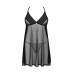 Obsessive | Прозрачный пеньюар и стринги Obsessive Latinesa черный, XS/S. Цена 1 750 грн. Фото: 2