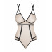 Obsessive | Сексуальне боді з контрастними смугами Obsessive Nudelia Teddy S / M. Ціна 1015 грн. Фото: 5