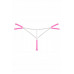 Obsessive | Сексуальные стринги с цепочкой Obsessive Chainty thong pink S/M. Цена 595 грн. Фото: 4