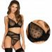Obsessive | Сексуальный комплект Obsessive Astralya 3-pcs set black S/M. Цена 1 395 грн. Фото: 5