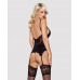 Obsessive | Obsessive 810-COR-1 corset & thong black L/XL. Ціна 1589 грн. Фото: 1