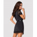 Obsessive | Obsessive 810-PEI-1 peignoir black L/XL. Ціна 2090 грн. Фото: 1