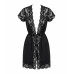 Obsessive | Obsessive 810-PEI-1 peignoir black L/XL. Ціна 2090 грн. Фото: 4